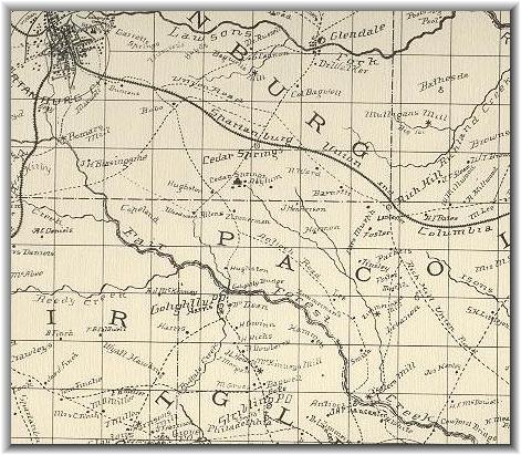 1869 Map of Camp Croft Area