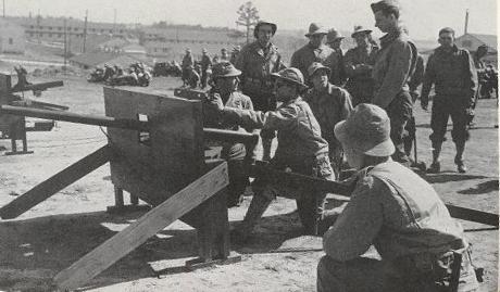 37 mm Training on Wooden Models