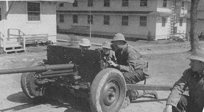 37 mm Training on the new guns