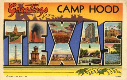 Camp Hood Postcard