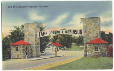 Camp Robinson Postcard